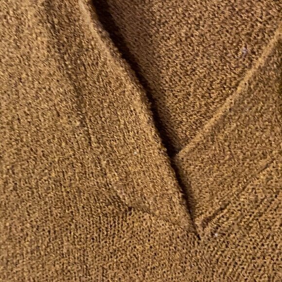 En Thread Burnt Orange Womans  Sweater with Collar - Picture 4 of 4